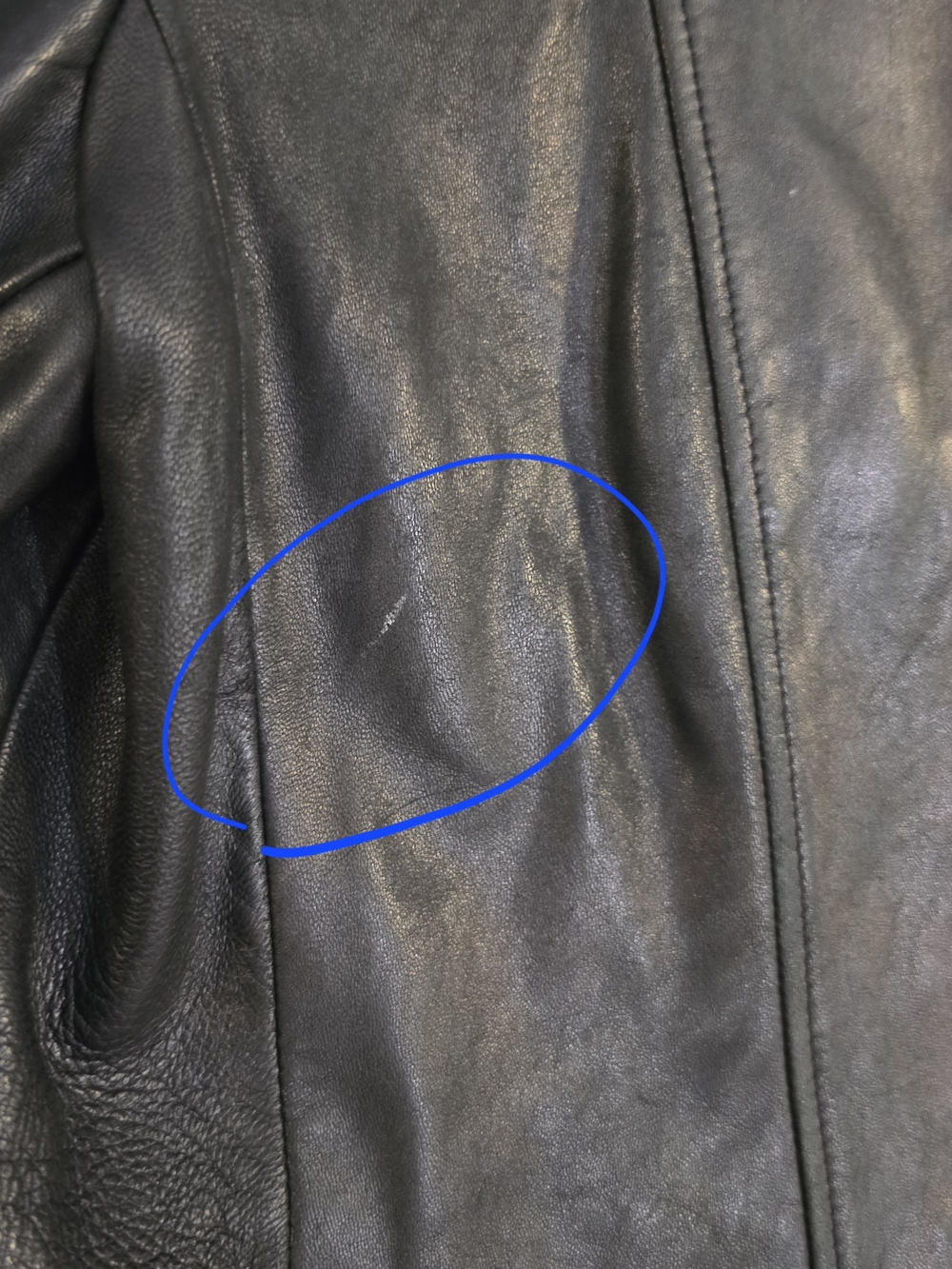 Kenneth Cole Reaction Black Leather Zip-Front Jacket - Picture 9 of 16